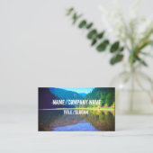 美しい山水写真 名刺 (スタンド正面)