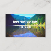 美しい山水写真 名刺 (正面)