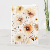 美しい山花あなたの損失を申し訳なく カード (正面)