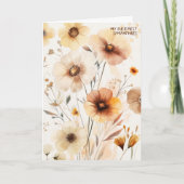 美しい山花あなたの損失を申し訳なく カード (正面)