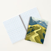 美しい山道 ノートブック (内部)