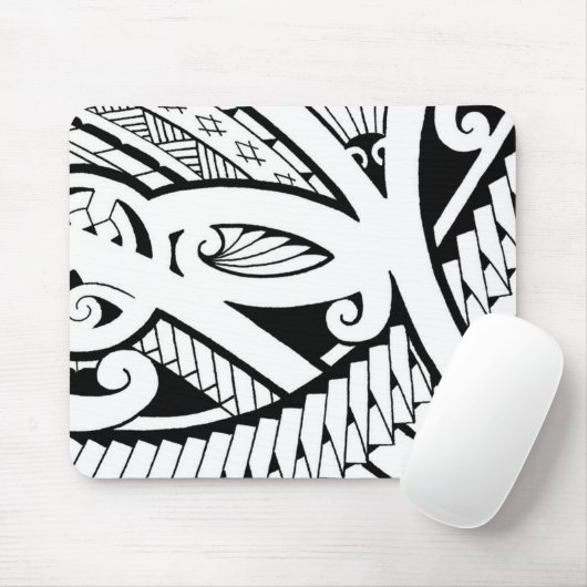 美しい島の入れ墨はモダンな魔術を設計します マウスパッド (マウス)