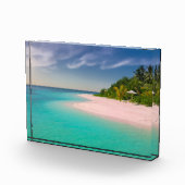 美しい島の景色とターコイズウォーター フォトブロック (右)