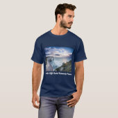 美しい崖エトラタットノルマンディフランス Tシャツ (正面フル)