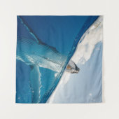 美しい巨大なクジラ タペストリー (正面(横))