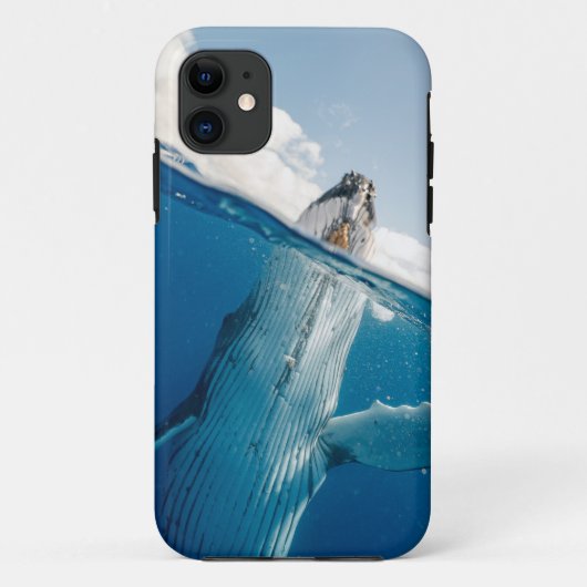 美しい巨大なクジラ Case-Mate iPhoneケース (裏面)