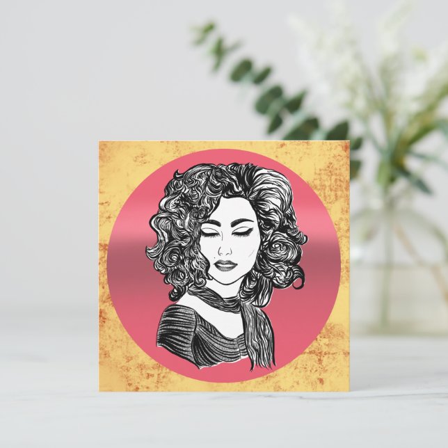 美しい巻き毛 (スタンド正面)