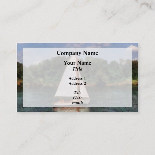 美しい帆の日 名刺 (正面)