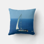 美しい帆船 クッション (裏面)