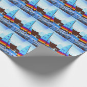 美しい帆船 ラッピングペーパー (角)