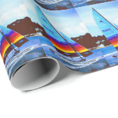 美しい帆船 ラッピングペーパー (ロールコーナー)