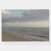 美しい平和なビーチ結婚式 ゲストブック (裏面)