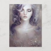 美しい平和な女性はがき ポストカード (正面)