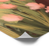 美しい年でフローラの牧草地を始める ポスター (角)