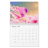 美しい年 カレンダー (2月 2027)