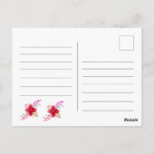 美しい幸せな先生の一日の感謝 ポストカード (裏面)