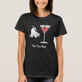 美しい幽霊と不気味なカクテル Tシャツ
