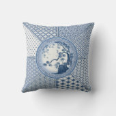 美しい幾何学咲きさくらんぼ園 クッション (裏面)