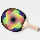 美しい幾何学模様光22 卓球ラケット (横)