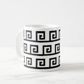 美しい幾何学模様 コーヒーマグカップ (正面左)