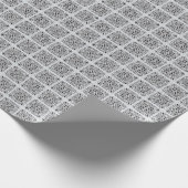 美しい幾何学的な素朴なパターンデザイン ラッピングペーパー (角)