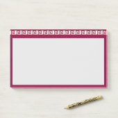 美しい幾何学的デザインヘッダーパターン ポストイット (デスク)