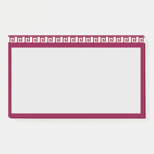 美しい幾何学的デザインヘッダーパターン ポストイット (正面)