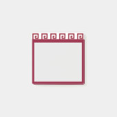 美しい幾何学的デザインヘッダ ポストイット (正面)