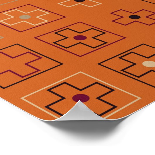 美しい幾何学的パターンデザイン抽象芸術,アート, ポスター (角)