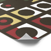 美しい幾何学的パターンデザイン抽象芸術,アート, ポスター (角)