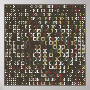 美しい幾何学的パターンデザイン抽象芸術，アート， ポスター