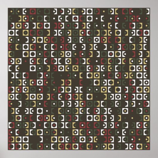 美しい幾何学的パターンデザイン抽象芸術,アート, ポスター (正面)