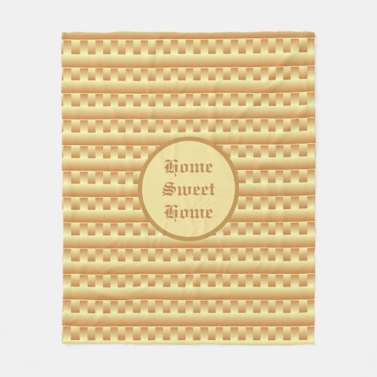 美しい幾何学的パターン フリースブランケット (正面)