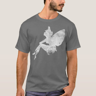 美しい座るフェアリーおもしろいフェアリーコアグランジAes Tシャツ