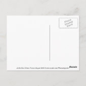 美しい庭園葉書の家1 ポストカード (裏面)