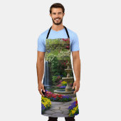 美しい庭園 エプロン (着用した状態)