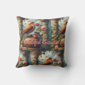 美しい庭園 クッション (裏面)