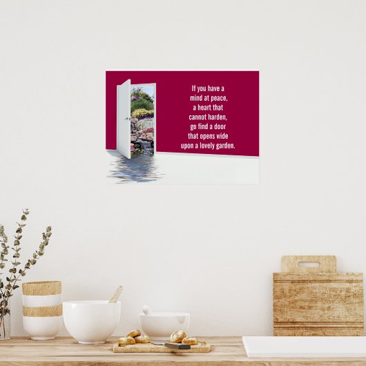 美しい庭 ポスター (キッチン)