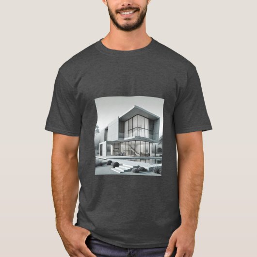 美しい建築の家 Tシャツ (正面)