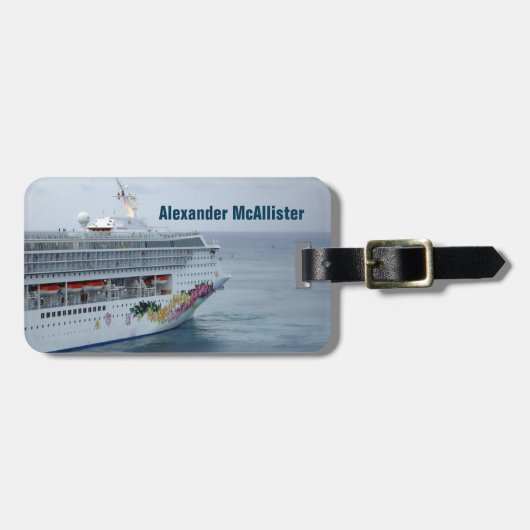 美しい弓カスタム ラゲッジタグ (正面横)