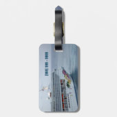 美しい弓カスタム ラゲッジタグ (裏面縦)