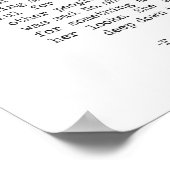 美しい引用文Fスコットフィッツジェラルド ポスター (角)