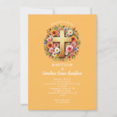 美しい復活祭バプテスマ 招待状 (正面)