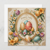 美しい復活祭 シーズンカード (正面/裏面)