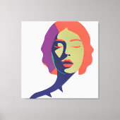 美しい心の芸術 キャンバスプリント (正面)