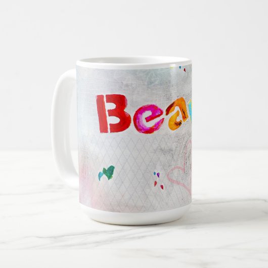 美しい心 コーヒーマグカップ (正面左)