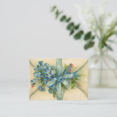 美しい忘れヴィンテージマイノーフローラ 名刺 (スタンド正面)