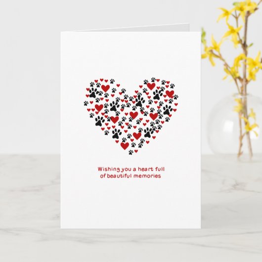 美しい思い出のカード カード (黄色い花)