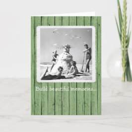 美しい思い出を作るクリスマスホリデーカード サンキューカード