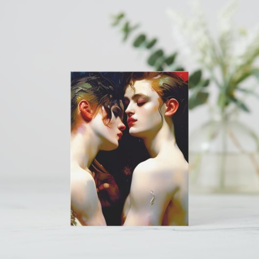 美しい恋人のはがき ポストカード (スタンド正面)